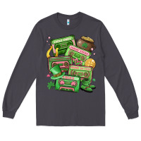Smoke st patrick's day cassette tapes Long Sleeve Tee - MaliasSmallBusiness