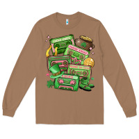 Toasted Coconut st patrick's day cassette tapes Long Sleeve Tee - MaliasSmallBusiness