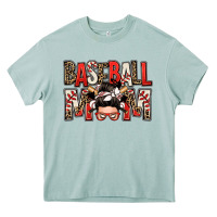 Arona baseball mom messy bun Heavy Core Tee - Zillion Design Studio