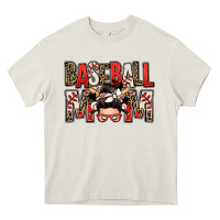 Cream baseball mom messy bun Heavy Core Tee - Zillion Design Studio