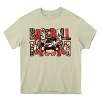 Mossy baseball mom messy bun Heavy Core Tee - Zillion Design Studio