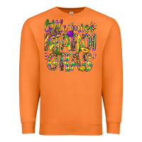 Carrot Little miss Mardi Gras Premium Sweatshirt - NancyCooperArtShop
