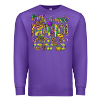 Little Miss Mardi Gras Premium Sweatshirt | Teevron