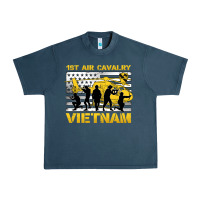 Midnight Navy 1st air cavalry vietnam veteran Urban Heavy Tee - Jasminsmagicworld