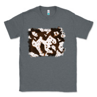 Charcoal Heather cowhide Classic Tee - RanaPortraitStore