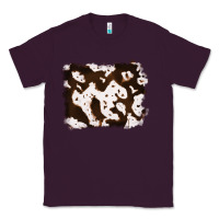 Plum cowhide Classic Tee - RanaPortraitStore