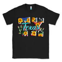 Black texas tx serape sunflower cowhide Classic Tee - AdoDesignShop
