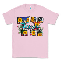 Bubblegum Pink texas tx serape sunflower cowhide Classic Tee - AdoDesignShop
