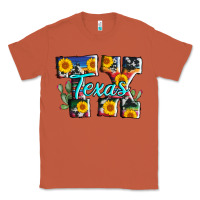 Copper texas tx serape sunflower cowhide Classic Tee - AdoDesignShop