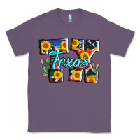 Lavender texas tx serape sunflower cowhide Classic Tee - AdoDesignShop