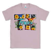 Lilac texas tx serape sunflower cowhide Classic Tee - AdoDesignShop