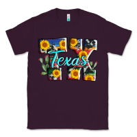 Plum texas tx serape sunflower cowhide Classic Tee - AdoDesignShop