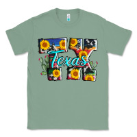 Sage texas tx serape sunflower cowhide Classic Tee - AdoDesignShop