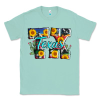 Seafoam texas tx serape sunflower cowhide Classic Tee - AdoDesignShop