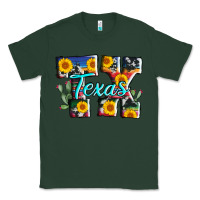 Sports Green texas tx serape sunflower cowhide Classic Tee - AdoDesignShop