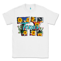 White texas tx serape sunflower cowhide Classic Tee - AdoDesignShop