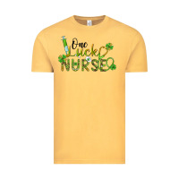 Vintage Mustard one lucky nurse Vintage Tee - BarkalooDesign