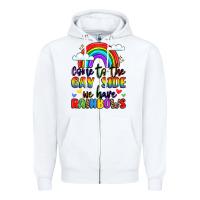 White come to the gay side we have rainbows Zipper Hoodie - LillyAllenDesigns