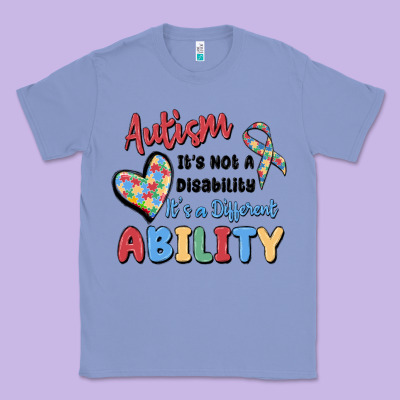 Autism It's Not A Disability It's A Different Abil Classic Tee Designed By Maliassmallbusiness