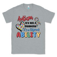 Heather Grey autism it's not a disability it's a different abil Classic Tee - MaliasSmallBusiness