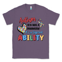 Lavender autism it's not a disability it's a different abil Classic Tee - MaliasSmallBusiness