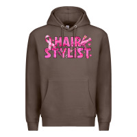 Coffee Breast Cancer hair stylist Premium Hoodie - texasbilliewilder