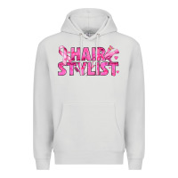 Dove Grey Breast Cancer hair stylist Premium Hoodie - texasbilliewilder