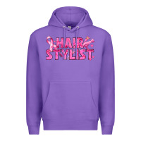 Purple Breast Cancer hair stylist Premium Hoodie - texasbilliewilder