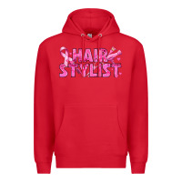 Red Breast Cancer hair stylist Premium Hoodie - texasbilliewilder