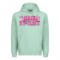 Seafoam Breast Cancer hair stylist Premium Hoodie - texasbilliewilder