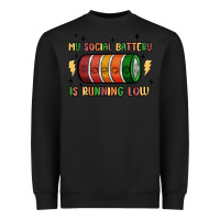 Social Battery Heavyweight Sweatshirt | Teevron