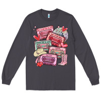 Smoke valentines day cassette tapes Long Sleeve Tee - MaliasSmallBusiness