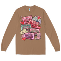 Toasted Coconut valentines day cassette tapes Long Sleeve Tee - MaliasSmallBusiness