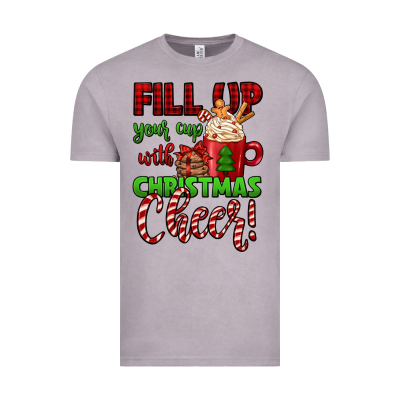 Fill Up Your Cup With Christmas Cheer Vintage Tee by Jasminsmagicworld | Teevron