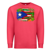 Cardinal Mexico and Puerto Rico flag Premium Sweatshirt - texasbilliewilder