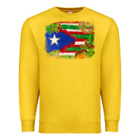 Lemon Mexico and Puerto Rico flag Premium Sweatshirt - texasbilliewilder