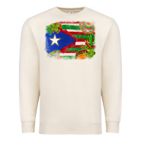 Sandshell Mexico and Puerto Rico flag Premium Sweatshirt - texasbilliewilder