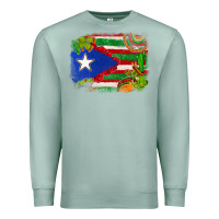 Seafoam Mexico and Puerto Rico flag Premium Sweatshirt - texasbilliewilder