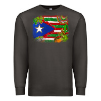 Smoke Mexico and Puerto Rico flag Premium Sweatshirt - texasbilliewilder