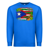 True Royal Mexico and Puerto Rico flag Premium Sweatshirt - texasbilliewilder