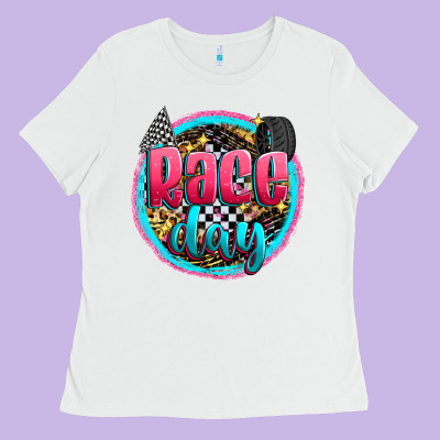 Race Day Ladies Tee Designed By Zillion Design Studio
