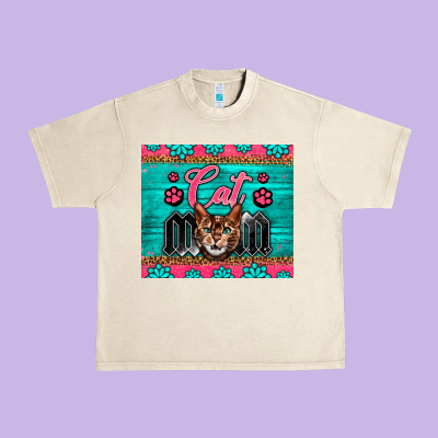 Western Bengal Cat Mom Urban Heavy Tee Designed By Lillyallendesigns