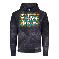 Cloud Black autism awareness puzzle background Vintage Hoodie - Artiststas