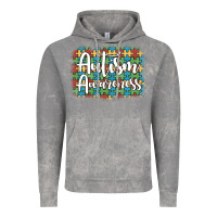 Cloud Rock autism awareness puzzle background Vintage Hoodie - Artiststas