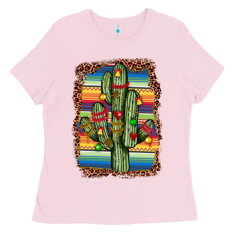 Christmas Cactus Ladies Tee by JahusDesignShop | Teevron