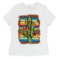White Christmas cactus Ladies Tee - JahusDesignShop