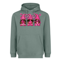Breast Cancer Afro Gnomies Heavyweight Hoodie | Teevron