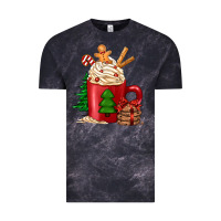 Cloud Black Christmas coffee Vintage Tee - Jasminsmagicworld