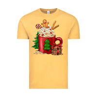 Vintage Mustard Christmas coffee Vintage Tee - Jasminsmagicworld