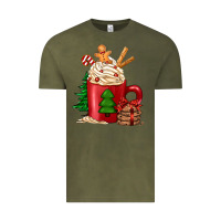 Vintage Olive Christmas coffee Vintage Tee - Jasminsmagicworld